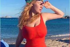 Palina Rojinski Swimsuit 08-27-2020